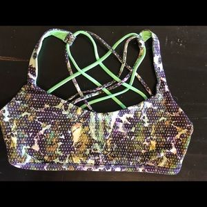 Lululemon Free to Be Wild Strappy Sports Bra